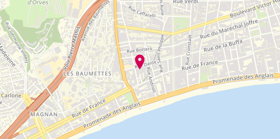 Plan de Menuiserie Ebnisterie Georges Barli, 2 impasse Violettes, 06000 Nice