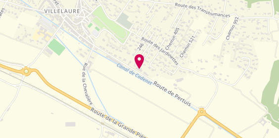 Plan de ALBA Laurent, 347 Route de Pertuis, 84530 Villelaure