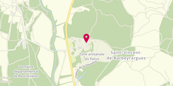 Plan de JPB Menuiserie, Zone Artisanale Economiques Chemin des Bergers, 34730 Saint-Vincent-de-Barbeyrargues
