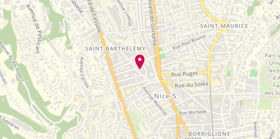 Plan de Menuiserie Barni, 56 avenue Cyrille Besset, 06100 Nice