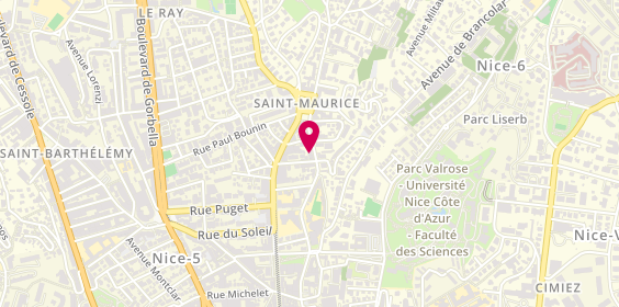 Plan de Sos Vitrerie, 165 avenue Saint-Lambert, 06100 Nice