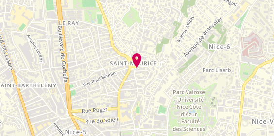 Plan de Prestazur Alu, 166 avenue Saint-Lambert, 06100 Nice