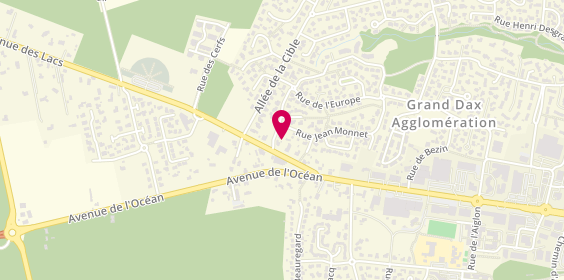 Plan de CAZAUX Jean Pierre, 144 avenue des Lacs, 40990 Saint-Paul-lès-Dax