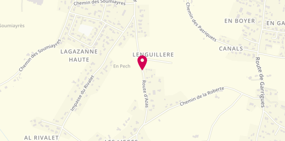 Plan de MAZERAN Patrick, Chantine - Route d'Azas, 81370 Saint-Sulpice