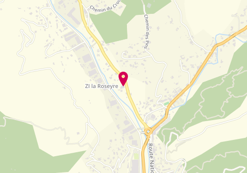 Plan de Menuiserie Monvoisin, Route Départementale 15 la Roseyre 1800, 06390 Contes