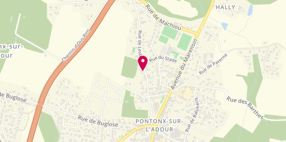 Plan de DP Menuiserie, 351 Rue de Lesbordes, 40465 Pontonx-sur-l'Adour