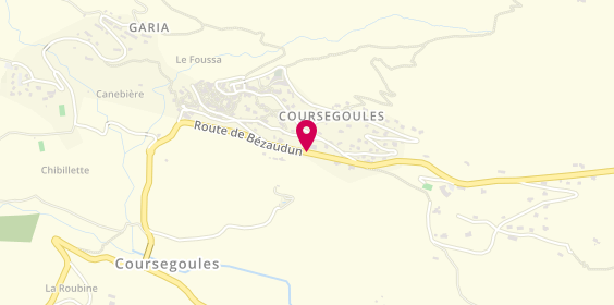 Plan de E.M.O.B des Granges, 166 Route de la Ferrage, 06140 Coursegoules