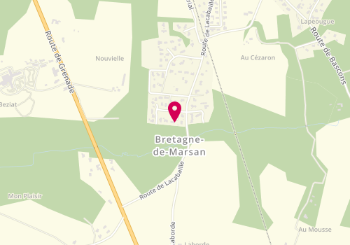 Plan de Sb Conception Bois, 506 Route de Bascons, 40280 Bretagne-de-Marsan