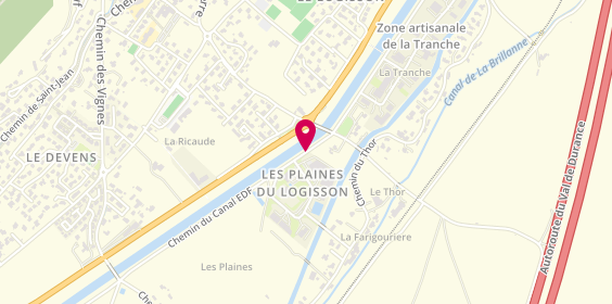 Plan de Menuiserie Cléon, 9 Zone Artisanales Plaines Du
Rue du Logisson, 04180 Villeneuve