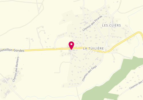 Plan de LOMBARD Christophe, Bât Na75 Hameau Tuilière, 84490 Saint-Saturnin-lès-Apt