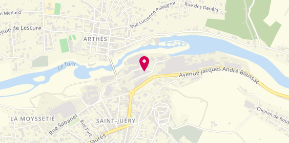 Plan de Goupil Nicolas menuiserie, 17 Bis Rue des Aciéries, 81160 Saint-Juéry