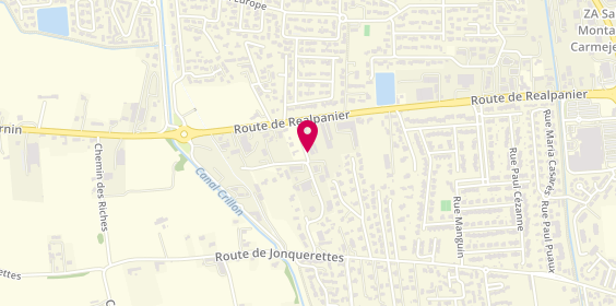 Plan de S.E.M.S.A, Zone Industrielle des Campveires 317 Rue Lauriers Roses, 84310 Morières-lès-Avignon