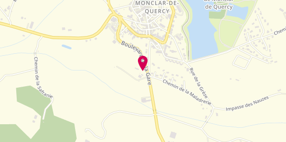 Plan de 3J Menuiserie, 48 Boulevard de la Gare, 82230 Monclar-de-Quercy