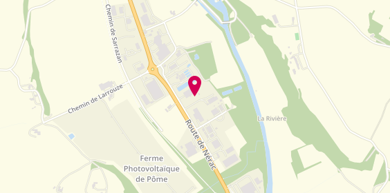 Plan de Ceceille Menuiserie, Zone Industrielle de Pôme, Route de Nérac, 32100 Condom