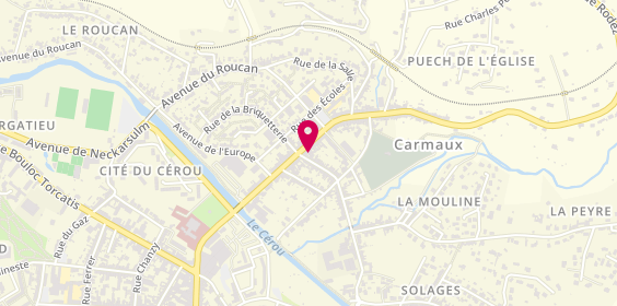 Plan de A I M, 34 avenue de Rodez, 81400 Carmaux