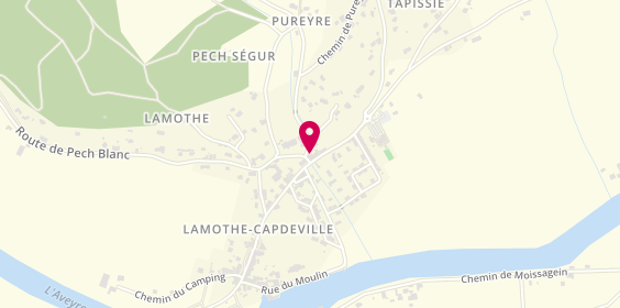 Plan de Brp Menuiseries, 2 Côte de Vialette, 82130 Lamothe-Capdeville