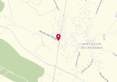 Plan de SAS giorza electricite menuiserie, 19 allée de la gare, 30500 Saint-Julien-de-Cassagnas
