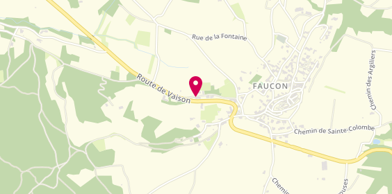 Plan de Societe Fauconnaise, de Pose, Route de Vaison, 84110 Faucon