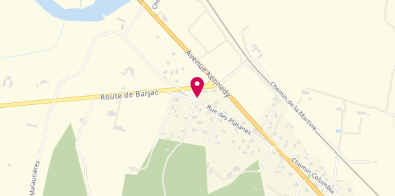 Plan de Les Menuisiers de la Porte d'Or, 476 Route Platanes, 30130 Pont-Saint-Esprit