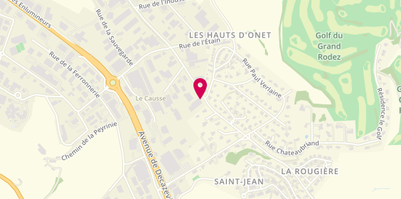Plan de L'Atelier des Métaux, parc d'Activités Bel Air
972 avenue du Causse, 12000 Rodez