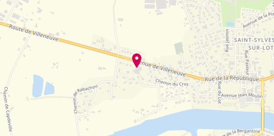 Plan de Batiman, 25 Av. De Villeneuve, 47140 Saint-Sylvestre-sur-Lot