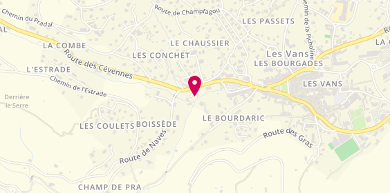 Plan de LABALME Michel, Quartier Boissedes, 07140 Les Vans