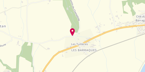 Plan de DEBROAS Frédéric, Quartier
Les Tuilières, 07220 Saint-Montan