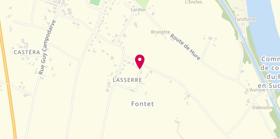 Plan de Lafineuse Remy, 11 Bis Lieu-Dit Lasserre, 33190 Fontet