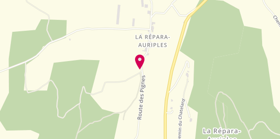 Plan de KRAFFT menuiserie, La
3115 Route des Pignes, 26400 La Répara-Auriples