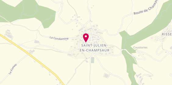 Plan de Aluminiers Agrees Technal, Quartier Glaize, 05500 Saint-Julien-en-Champsaur