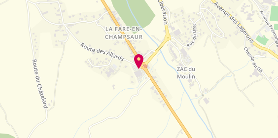 Plan de MAZET Jean-Louis, Les Barraques, 05500 La Fare-en-Champsaur