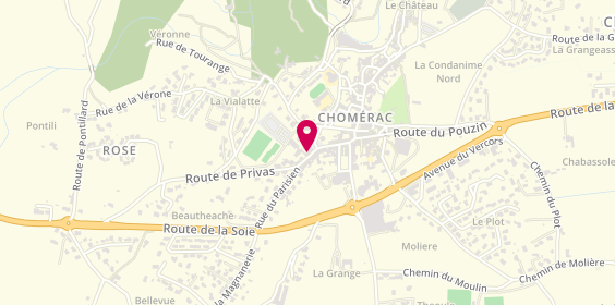 Plan de BOUZOL Yves, 154 Route de Privas, 07210 Chomérac