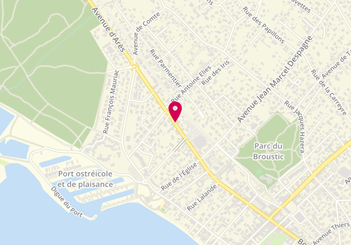 Plan de Les Menuiseries Pevecistes Deceunin, 278 Boulevard République, 33510 Andernos-les-Bains