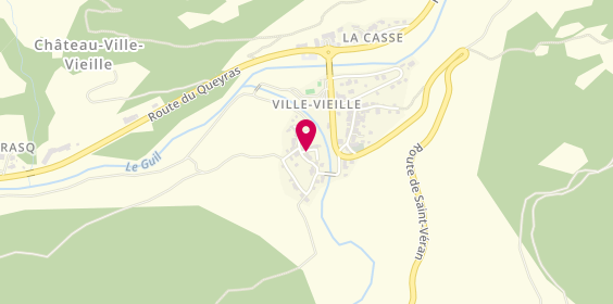 Plan de Les Chalets Vrais : Construction Chalets & Maisons Bois Briançon et 05, 192 , Route de la Rua, 05350 Château-Ville-Vieille