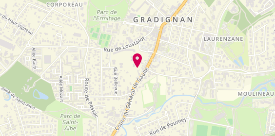 Plan de Entreprise Menuiseries Amenagements, 9 Rue Eugène Buhan Zone Artisanale de Moulerens, 33170 Gradignan