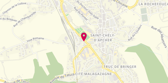 Plan de Menuiseries d'Ici, 15 Boulevard Guérin d'Apcher, 48200 Saint-Chély-d'Apcher