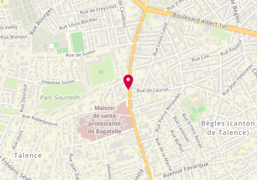 Plan de Etablissement Morel, 141 Route Toulouse, 33400 Talence