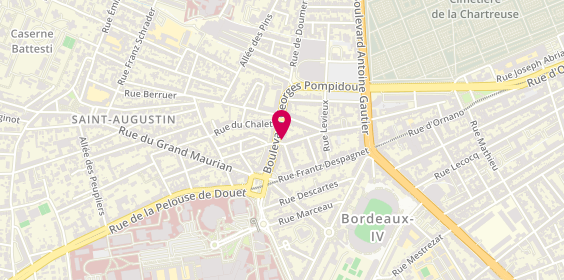 Plan de CS Habitat, 41 Rue Edouard Larroque, 33000 Bordeaux
