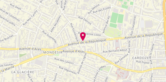 Plan de MAIA José, 223 Avenue République, 33200 Bordeaux