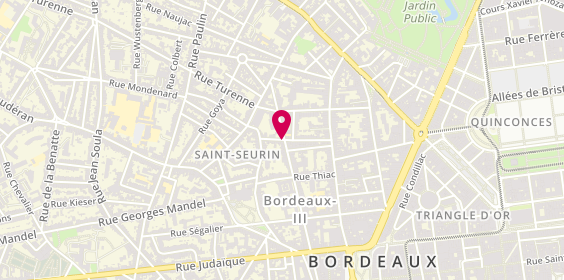 Plan de SARROSTE Pascal, 107 Rue Abbé de L&#039;Epee, 33000 Bordeaux