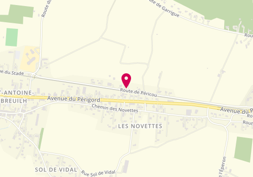 Plan de Normandin Pascal, 611 Route Pericou, 24230 Saint-Antoine-de-Breuilh
