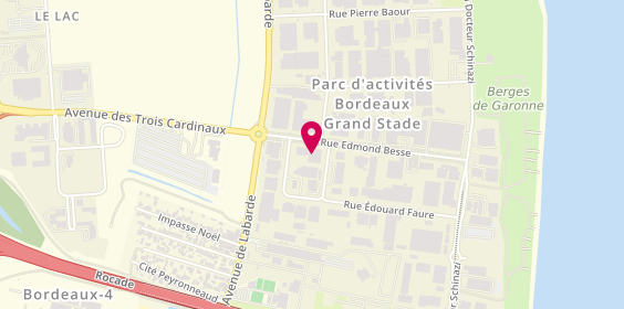 Plan de Ateliers Girondins, 32 Rue Edmond Besse, 33300 Bordeaux
