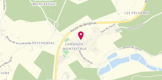 Plan de Au Bois Carbone, Le Bourg Nord, 24520 Lamonzie-Montastruc