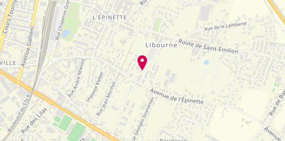 Plan de Luc'Ky House, 7 Rue Genevieve Anthonioz de Gaulle, 33500 Libourne