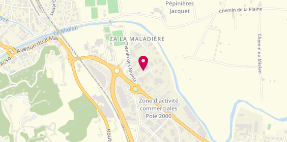 Plan de Crussol Menuiseries, 5 Rue Denis Papin, 07130 Saint-Péray
