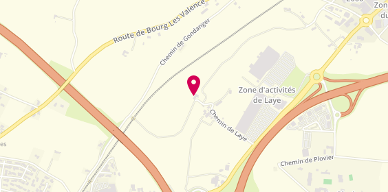 Plan de JMC Menuiseries, Quartier Laye, 26320 Saint-Marcel-lès-Valence