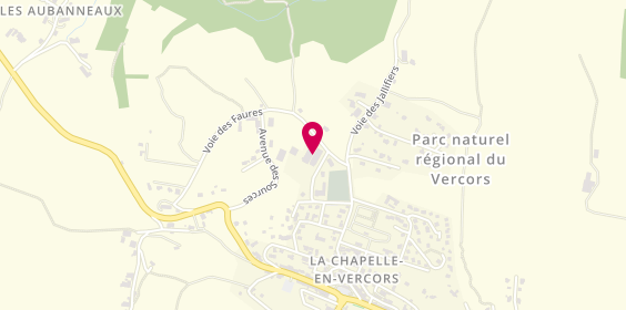 Plan de Bourguignon Bois, Zone Artisanale des Bruyères, 26420 La Chapelle-en-Vercors