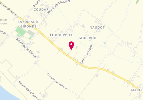 Plan de SARL Fabien Fenêtres, 8 Routes des Côtes de Bourg, 33710 Bayon-sur-Gironde