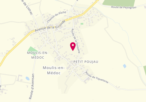 Plan de DBX Agencement, Route la Fontaine, 33480 Moulis-en-Médoc