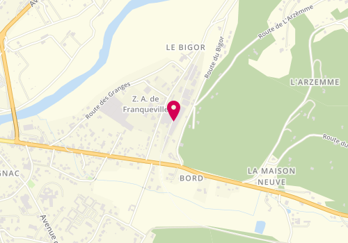 Plan de Menuiserie Delort, 8 avenue de la Gare, 24290 Montignac-Lascaux